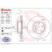 Brembo | Bremsscheibe | 09.B570.11