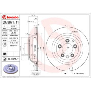 Brembo | Bremsscheibe | 09.9871.11