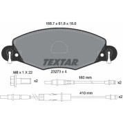 Textar | Bremsbelagsatz, Scheibenbremse | 2327301