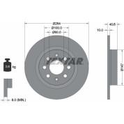 Textar | Bremsscheibe | 92145903