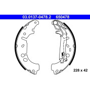 ATE | Bremsbackensatz | 03.0137-0478.2