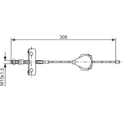 BOSCH | Seilzug, Feststellbremse | 1 987 477 990