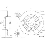 Metzger | Bremsscheibe | 6110756