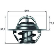 Mahle | Thermostat, Kühlmittel | TX 3 83D