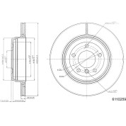 Metzger | Bremsscheibe | 6110259