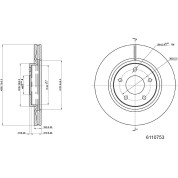 Metzger | Bremsscheibe | 6110753