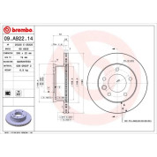 Brembo | Bremsscheibe | 09.A922.14