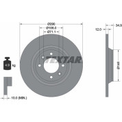 Textar | Bremsscheibe | 92231303