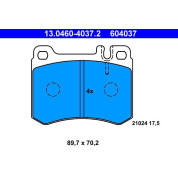 ATE | Bremsbelagsatz, Scheibenbremse | 13.0460-4037.2
