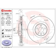 Brembo | Bremsscheibe | 09.D939.11