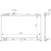 NRF | Kühler, Motorkühlung | 53411