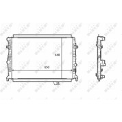 NRF | Kühler, Motorkühlung | 58398
