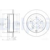 Delphi | Bremsscheibe | BG4198