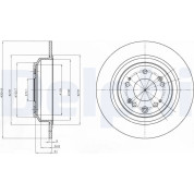 Delphi | Bremsscheibe | BG4196C