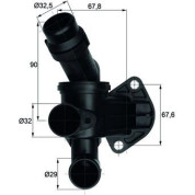 Mahle | Thermostat, Kühlmittel | TI 7 87