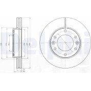 Delphi | Bremsscheibe | BG4296