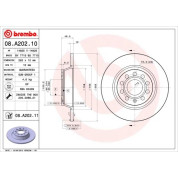 Brembo | Bremsscheibe | 08.A202.11