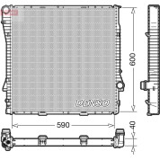 Denso | Kühler, Motorkühlung | DRM05112