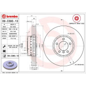 Brembo | Bremsscheibe | 09.C393.13