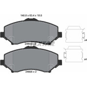 Textar | Bremsbelagsatz, Scheibenbremse | 2460401