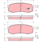 TRW | Bremsbelagsatz, Scheibenbremse | GDB3110