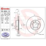 Brembo | Bremsscheibe | 09.6934.11