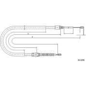 Metzger | Seilzug, Feststellbremse | 10.6045