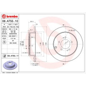 Brembo | Bremsscheibe | 08.A755.11