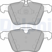 Delphi | Bremsbelagsatz, Scheibenbremse | LP2114