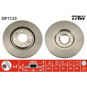 TRW | Bremsscheibe | DF1123