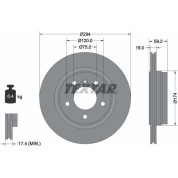 Textar | Bremsscheibe | 92097303