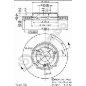 Brembo | Bremsscheibe | 09.8411.11