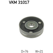 SKF | Umlenk-/Führungsrolle, Keilrippenriemen | VKM 31017