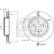 febi bilstein | Bremsscheibe | 178233