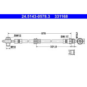 ATE | Bremsschlauch | 24.5143-0578.3