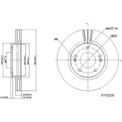 Metzger | Bremsscheibe | 6110235