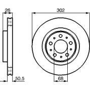 BOSCH | Bremsscheibe | 0 986 478 454