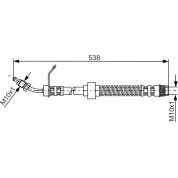 BOSCH | Bremsschlauch | 1 987 481 151