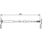 BOSCH | Bremsschlauch | 1 987 481 051