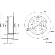 Metzger | Bremsscheibe | 6110464