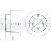 Delphi | Bremsscheibe | BG3815