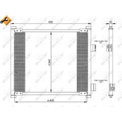 NRF | Kondensator, Klimaanlage | 35357