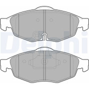 Delphi | Bremsbelagsatz, Scheibenbremse | LP1963