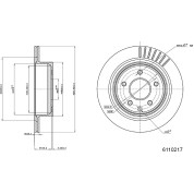 Metzger | Bremsscheibe | 6110217