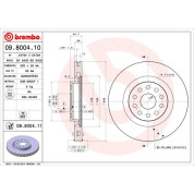 Brembo | Bremsscheibe | 09.8004.11