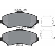 Textar | Bremsbelagsatz, Scheibenbremse | 2460402