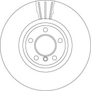 TRW | Bremsscheibe | DF6615S