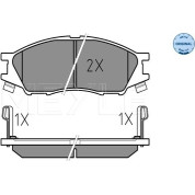 Meyle | Bremsbelagsatz, Scheibenbremse | 025 246 4815/W