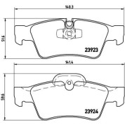 Brembo | Bremsbelagsatz, Scheibenbremse | P 50 064