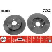 TRW | Bremsscheibe | DF4135